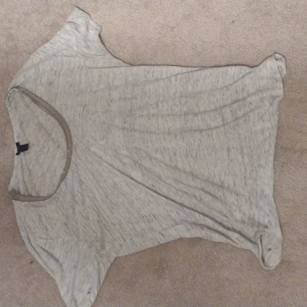 J Crew t-shirt with sparkled collar